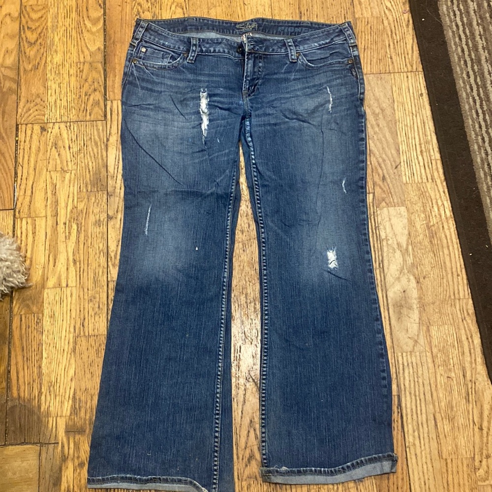 Silver jeans, size 33 waist